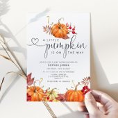 Invitation Petit citrouille en route baby shower