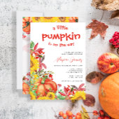 Invitation Petit citrouille en route baby shower