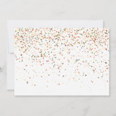 Invitation Petit citrouille en route baby shower (Dos)