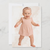 Invitation Petit Citrouille Fresh Farm Photo Premier annivers (Dos)