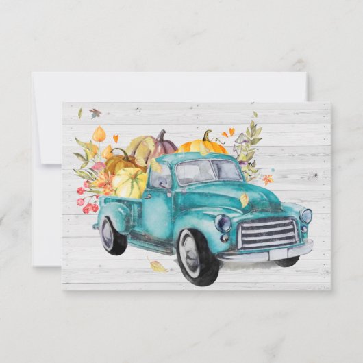 Invitation Petit Citrouille | Jeu de devination baby shower (Dos)