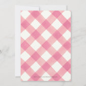 Invitation Petit CITROUILLE PINK Camion FILLE 1er anniversair (Dos)