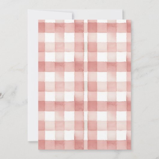 Invitation petit citrouille rose arc coquette automne babysho (Dos)