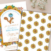 Invitation Petit Citrouille sur le Baby shower Way Boy