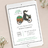 Invitation Petit Citrouille sur le chemin Baby shower Couples