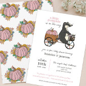 Invitation Petit Citrouille sur le chemin Couples Girl Baby s