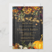 Invitation Petit citrouille sur le chemin de l'automne baby s (Devant)