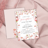 Invitation Petit Citrouille sur le chemin Elégant Baby shower