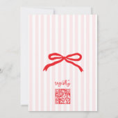 Invitation Petit cœur de la Saint-Valentin bébé à la douche (Dos)