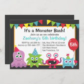 Invitation Petit coup mignon de fête d'anniversaire de (Devant / Derrière)