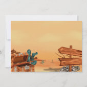 Invitation Petit cow-boy avec photo (Dos)