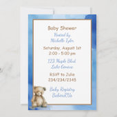 Invitation Petit Cowboy Baby shower À Thème (Dos)