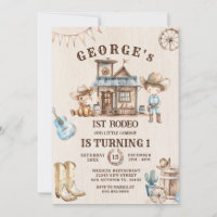 Petit Cowboy Cute Baby Horse Anniversaire