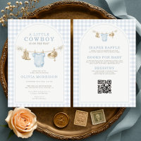 Petit Cowboy Tout en Un Garçon Baby Shower