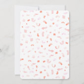 Invitation Petit Cupcake arrose fille 1er anniversaire (Dos)