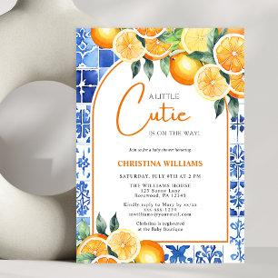 Invitation Petit Cutie Été Baby shower neutre pour les hommes