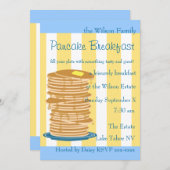 Invitation Petit-déjeuner à la crêpe (Devant / Derrière)