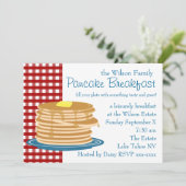 Invitation Petit-déjeuner à la crêpe (Debout devant)