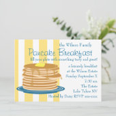 Invitation Petit-déjeuner à la crêpe (Debout devant)