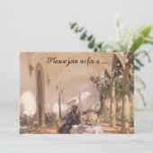 Invitation Petit déjeuner à la Loggia par Sargent, Fête des m (Debout devant)