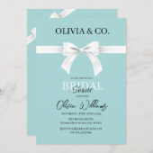 Invitation Petit-déjeuner à l'invitation de la douche nuptial (Devant / Derrière)