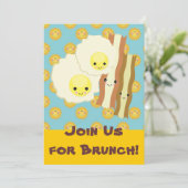 Invitation petit déjeuner buffet froid et chaud (Debout devant)