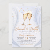 Invitation Petit déjeuner champenoire et fête prénuptiale pét (Devant)