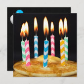 Invitation Petit déjeuner d'anniversaire Brunch (Devant / Derrière)