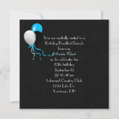 Invitation Petit déjeuner d'anniversaire Brunch (Dos)