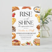 Invitation Petit déjeuner d'appréciation des enseignants, Fêt (Debout devant)