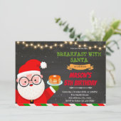 Invitation Petit déjeuner de crêpes avec la fête du Père Noël (Debout devant)