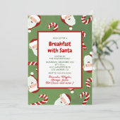 Invitation Petit Déjeuner de Noël avec le Père Noë (Debout devant)