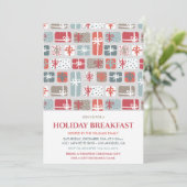 Invitation petit-déjeuner de Noël Cadeaux mignons (Debout devant)