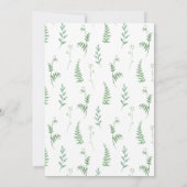 Invitation Petit déjeuner de Pâques avec lapin (Dos)