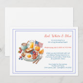 Invitation Petit-déjeuner du 4 juillet – Patriote (Devant / Derrière)