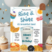 Invitation Petit-déjeuner pour enfants Lève-et-Feu