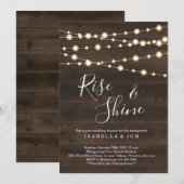 Invitation Petit déjeuner rustique après mariage (Devant / Derrière)