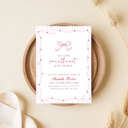 Invitation Petit Douceur Baby Shower