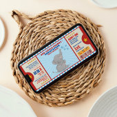 Invitation Petit éléphant d'arachide Billets Premier annivers