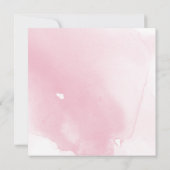 Invitation Petit Fleur sauvage Delicate Floral Premier Annive (Dos)