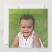 Invitation Petit Fleur sauvage Floral photo d'anniversaire (Dos)