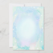 Invitation Petit garçon garçon Baby shower bleu (Dos)