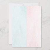 Invitation Petit garçon ou fille Peter Le lapin Fête de la ré (Dos)