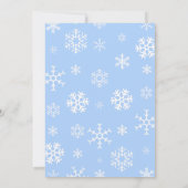 Invitation Petit garçon petit garçon d'hiver babyshower (Dos)