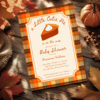 Petit gâteau de citrouille mignon fête de bébé pla