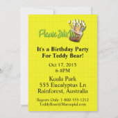 Invitation Petit gâteau d'invitation - koala (Dos)