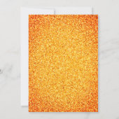 Invitation Petit Halloween Ghost Little Boo Baby shower Orang (Dos)