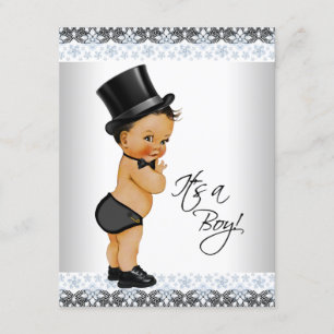 Invitation Petit Homme Ethnique Baby Boy Douche