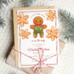 Invitation Petit Homme Gingerbread Homme Baby shower de Noël<br><div class="desc">Petit Homme Gingerbread Homme Noël Baby shower Invitation</div>