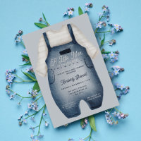 Petit Homme mignon Bébé Baby shower d'aquarelle bl